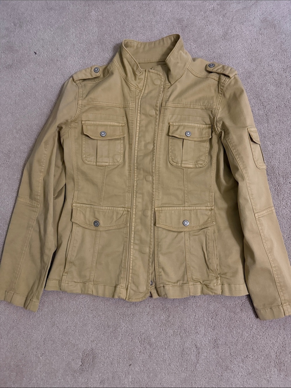 Women’s Kenzie Tan Field Jacket - Lightweight Utility Coat
